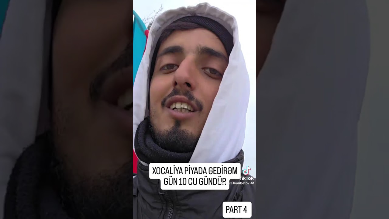 Xocaıya piyada gedir