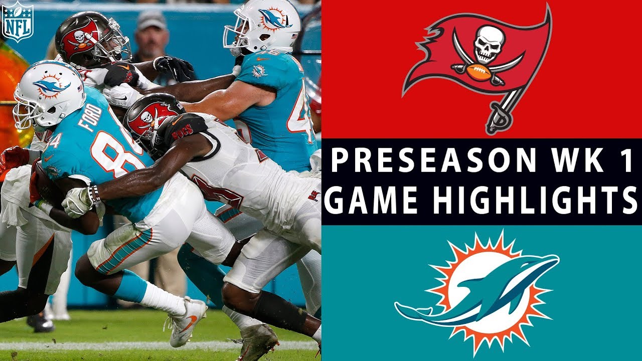 Buccaneers vs. Dolphins Highlights | NFL 2018 Preseason Week 1