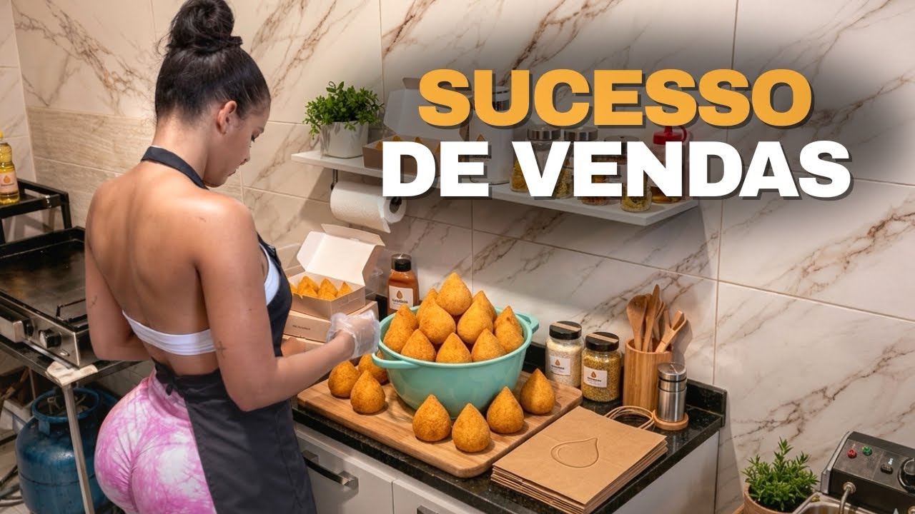 Testamos novos sabores de coxinha no Delivery - Será que da lucro ?