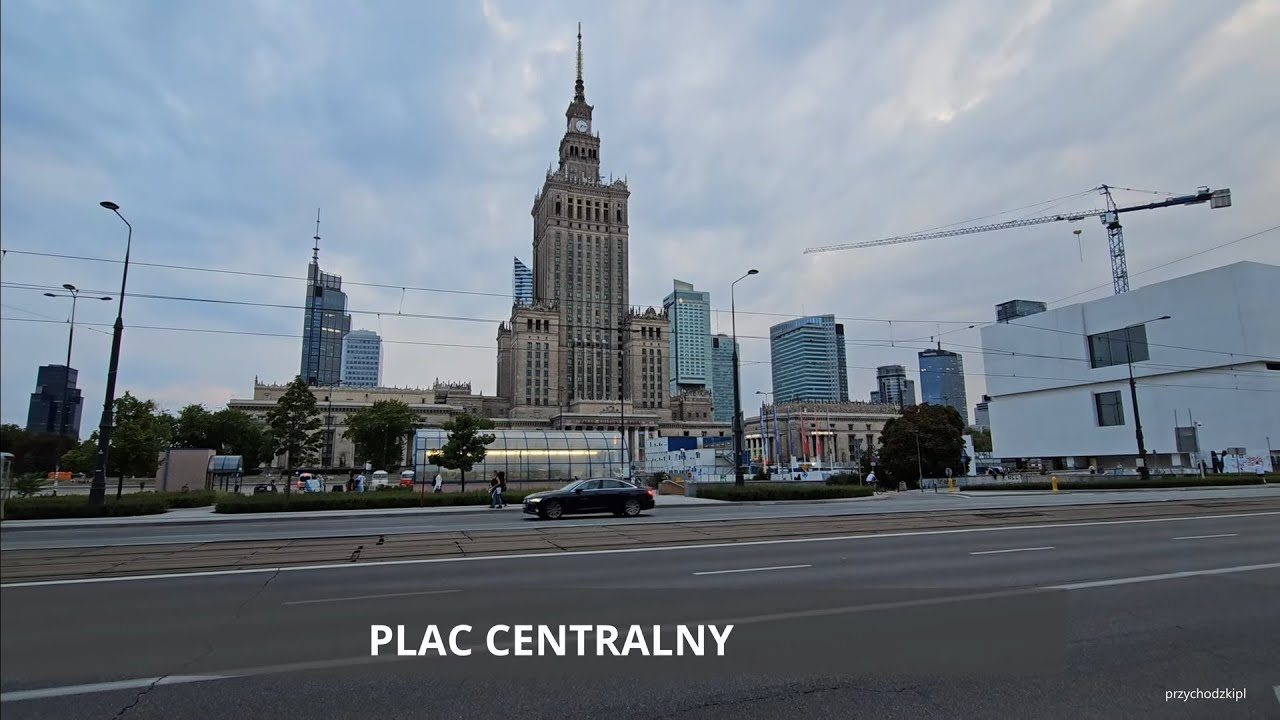 Warszawa / Warsaw Plac Centralny - prace wstrzymane / Construction of central square 22.08.2023