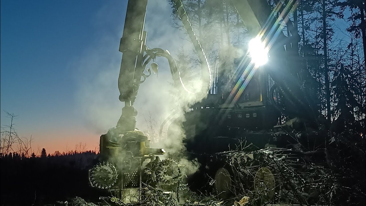 Päätehakkuu jatkuu samalla työmaalla John Deere 1170G IBC H423 