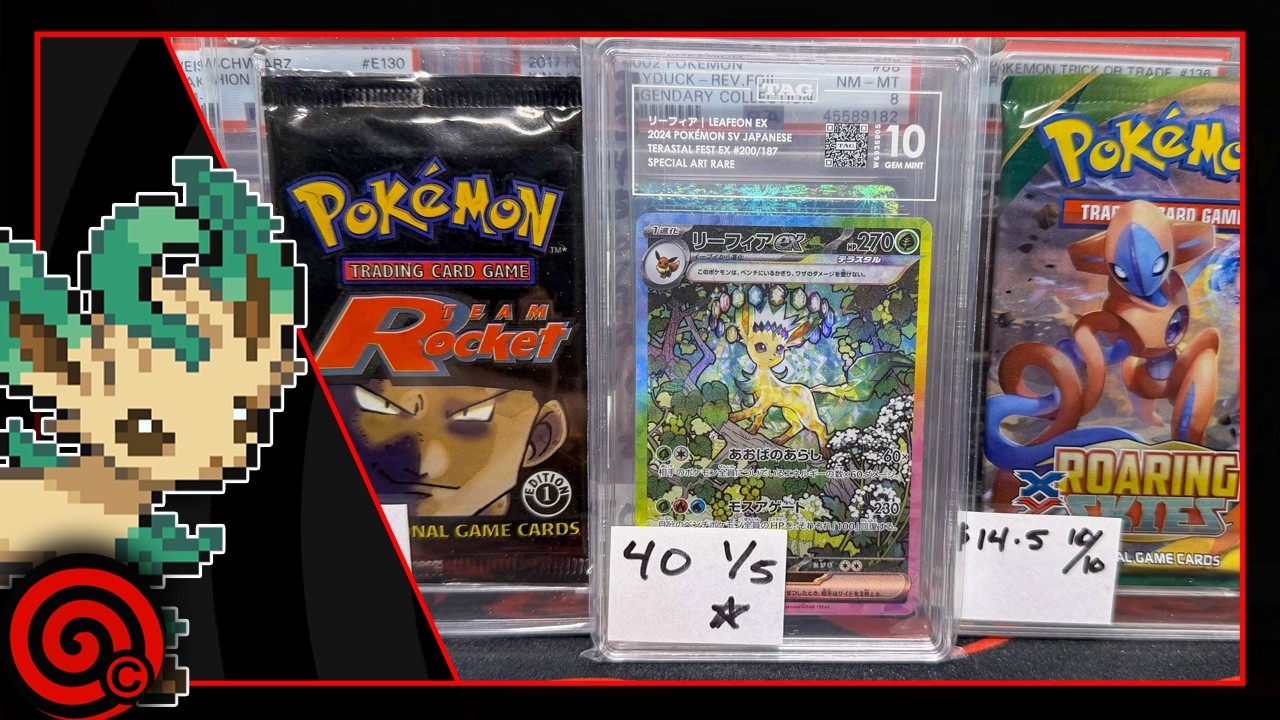 NEW PACK SPLITS - NEW LIGHTNING BREAK LEAFEON - HOT TOPPS NARUTO