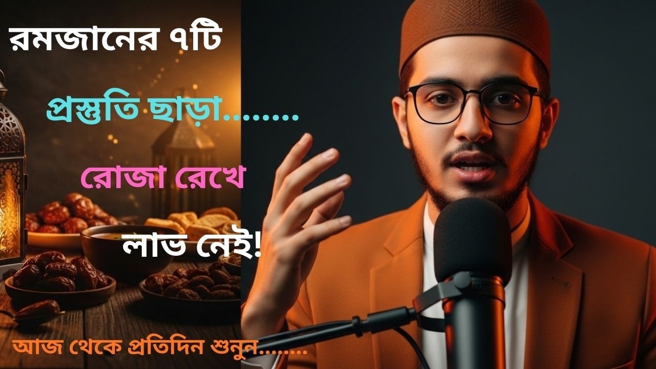 “৯০% মানুষ রমজানের প্রস্তুতি নিতে এই ভুলগুলো করে,রমজানের ৭টি প্রস্তুতি | এখন থেকেই শুরু করুন |