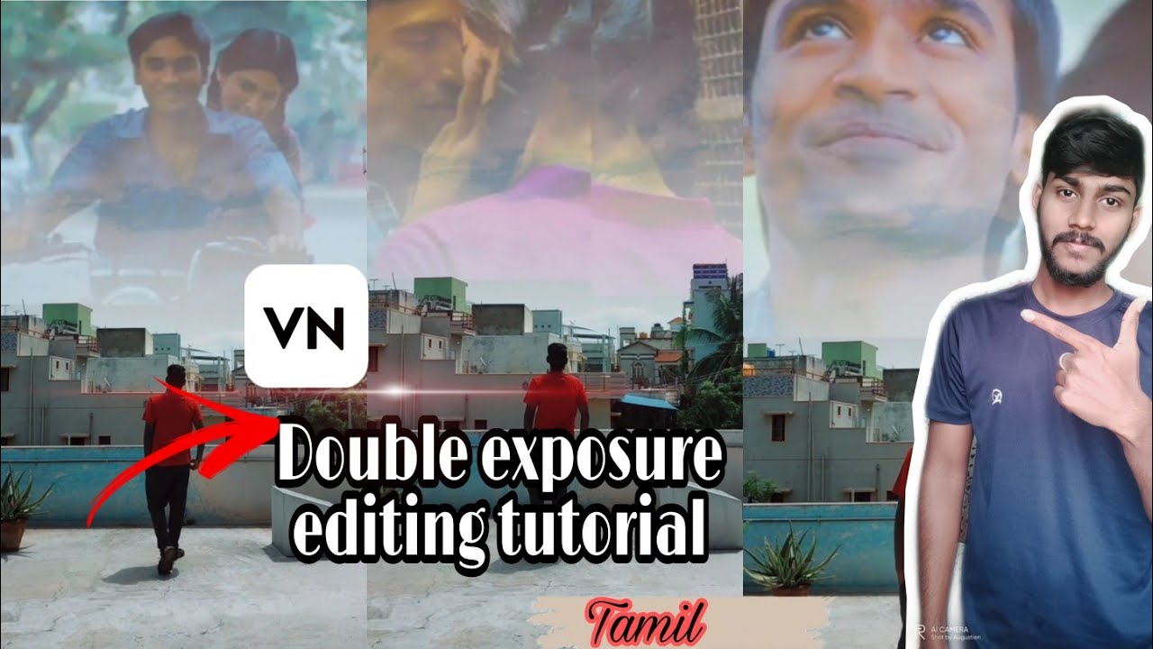 How to edit Double exposure in sky | Instagram trending double exposure editing | Augustien Meena
