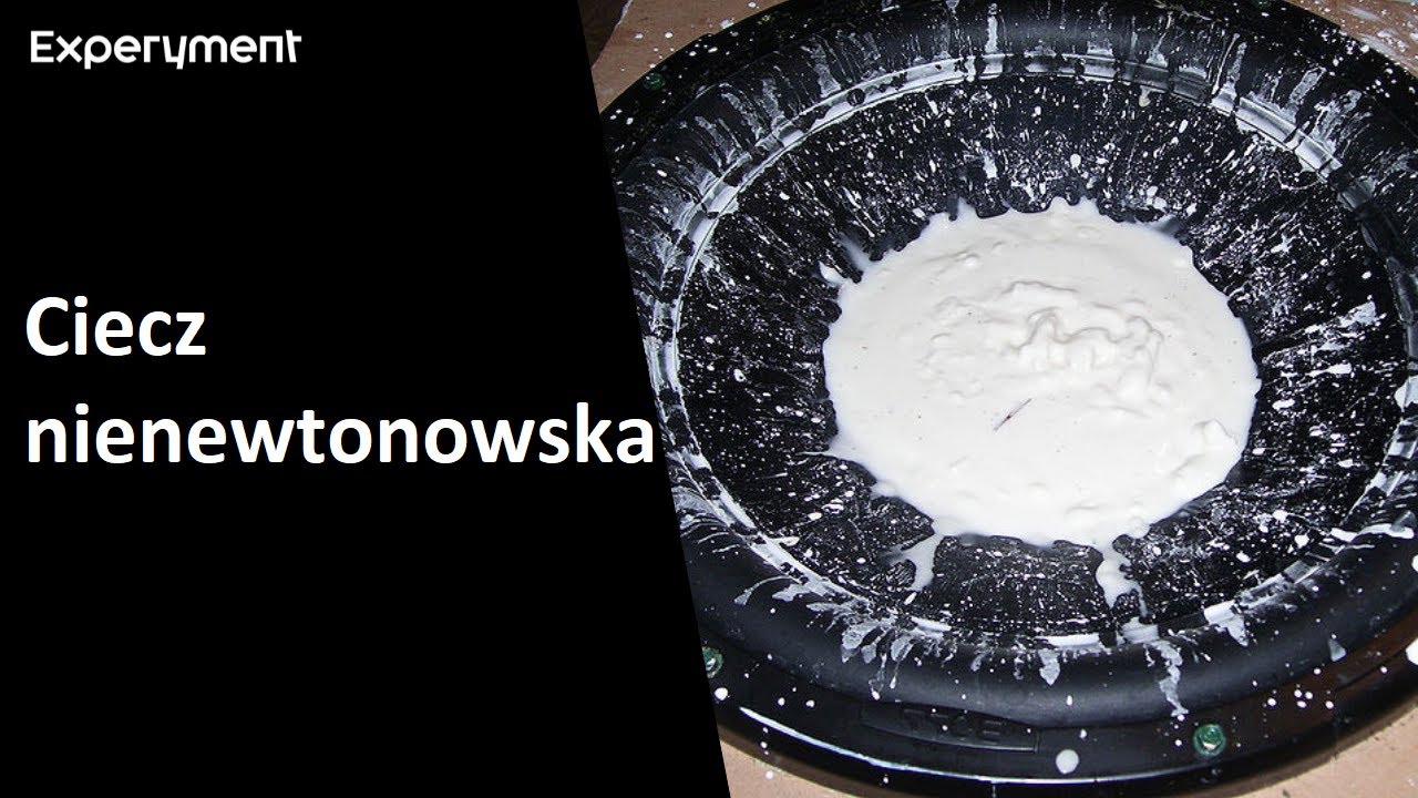 Ciecz nienewtonowska - potw&oacute;r na głośniku | ZDALNY EXPERYMENT #56