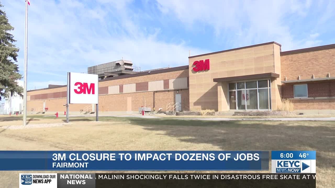 3M closure expected to affect around 80 employees in Fairmont