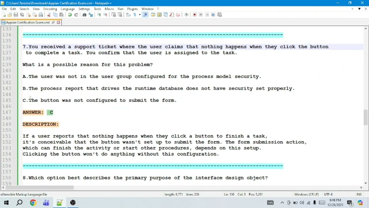 Appian L1 Certification Exam ACD 101 | Appian Associate Developer | Appian Dumps 