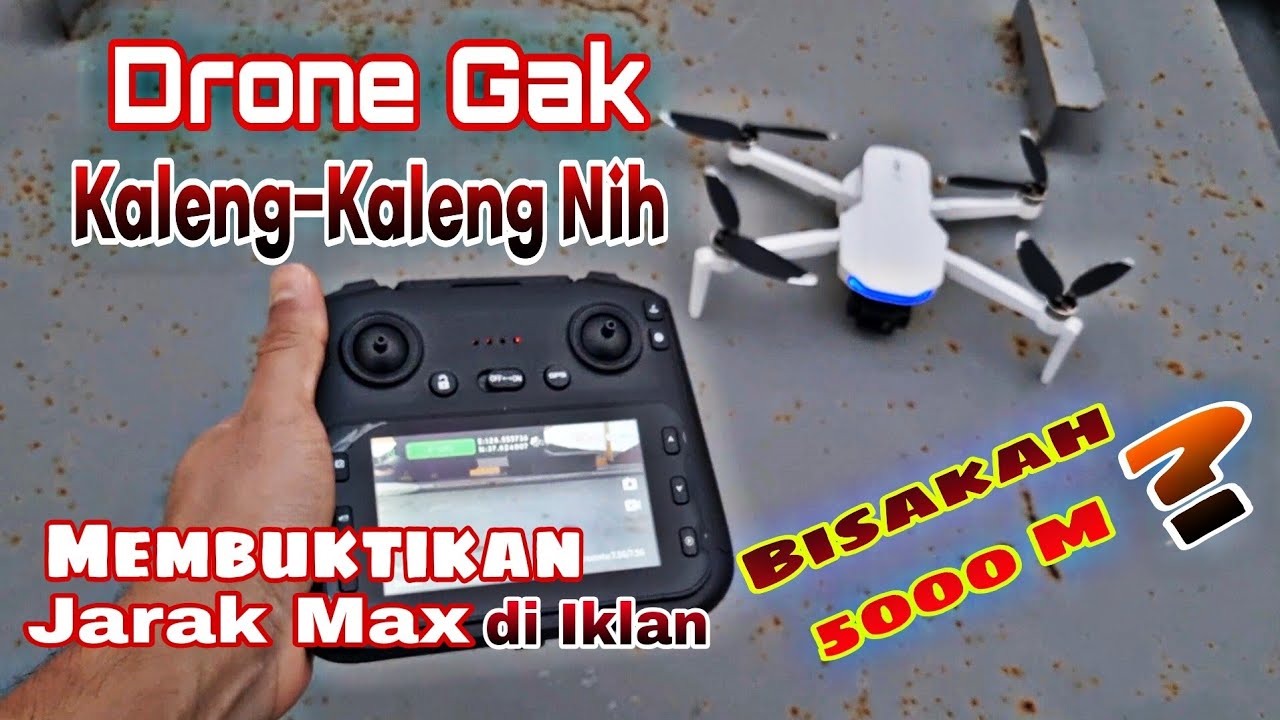 SEBERAPA JAUH JANGKAUAN TERBANG DRONE MURAH INI | SX1