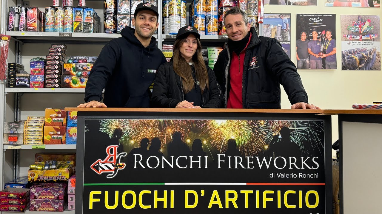 Altro carico di fuochi Setti Fireworks, Allevi e Lesli con Ronchi Fireworks