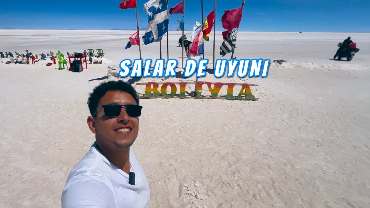 DE PASADA POR EL SALAR DE UYUNI-BOLIVIA