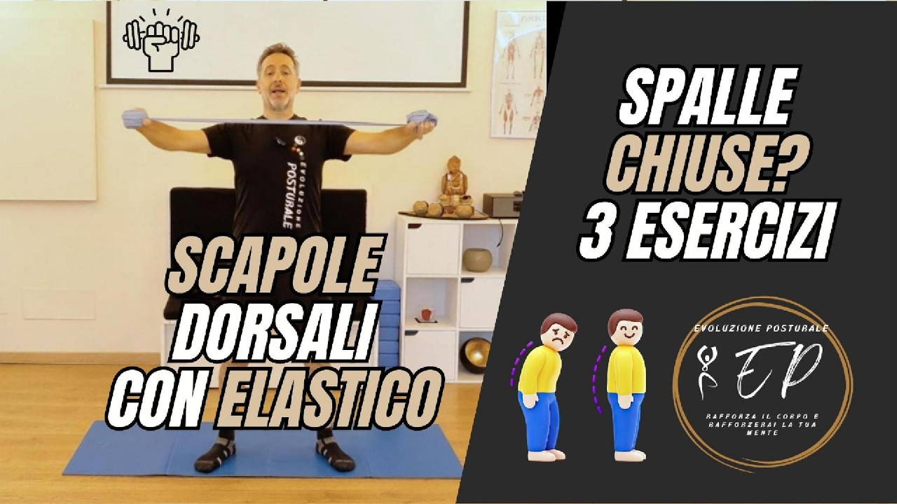 Spalle chiuse e in avanti? 3 Esercizi