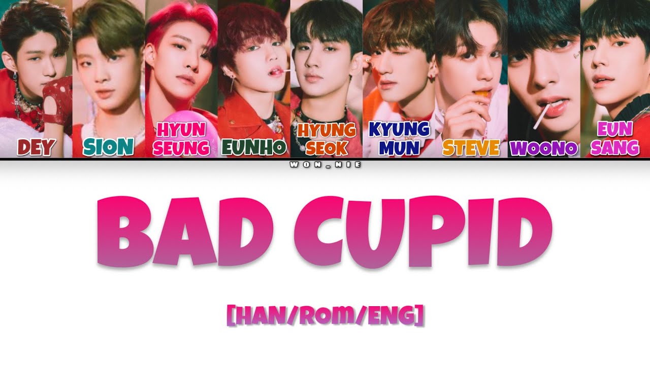 Bad Cupid By YOUNITE (Colour coded lyrics) [Han/Rom/Eng]
