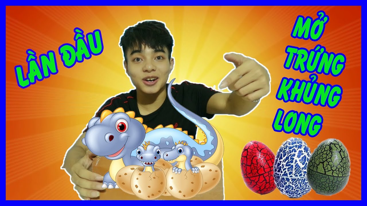 ThắnG Tê Tê Lần Đầu Mở Trứng Khủng Long | ThắnG ThắnG TV