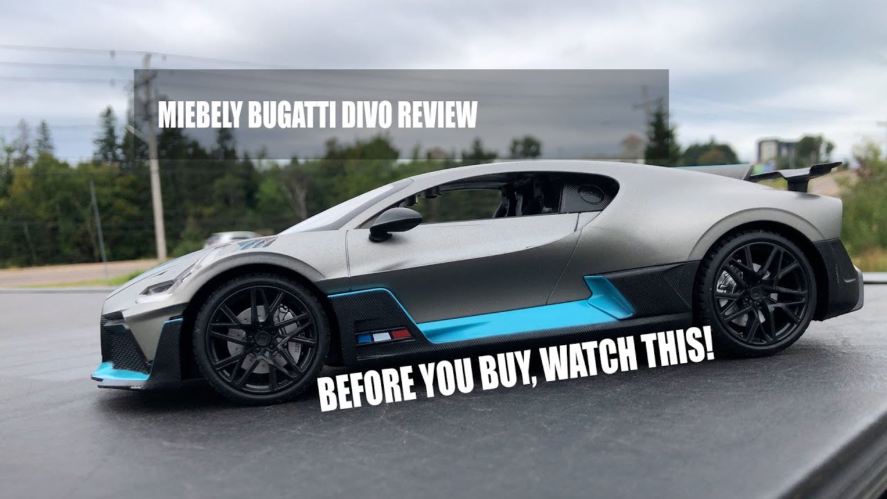 Review Miebely 1/16 Scale Bugatti Divo Remote Control RC Car