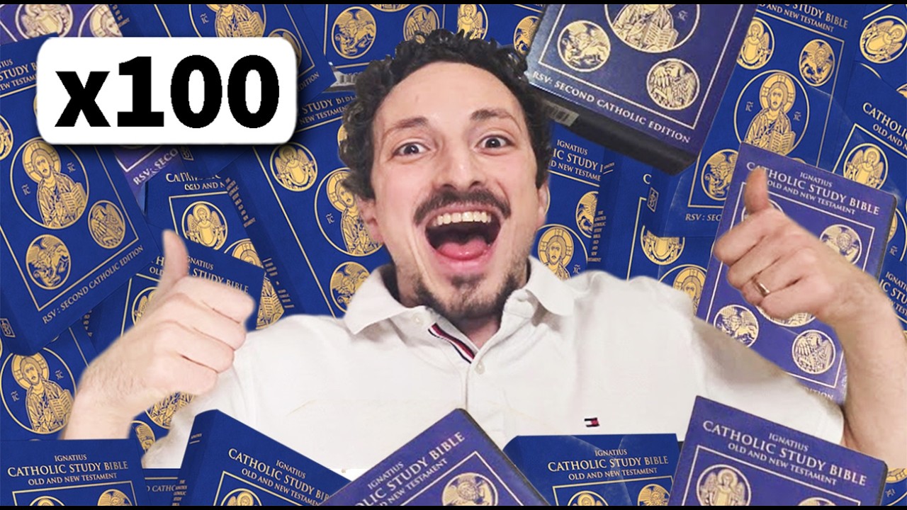 Мы бесплатно раздали 100 экземпляров Библии для изучения издательства Ignatius Catholic!