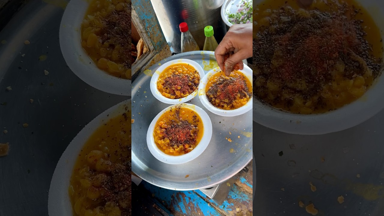 Tasty Samosa Chat In Patna #patna #patnastreetfood #bihar #tastyfood #streetfood #indianfood