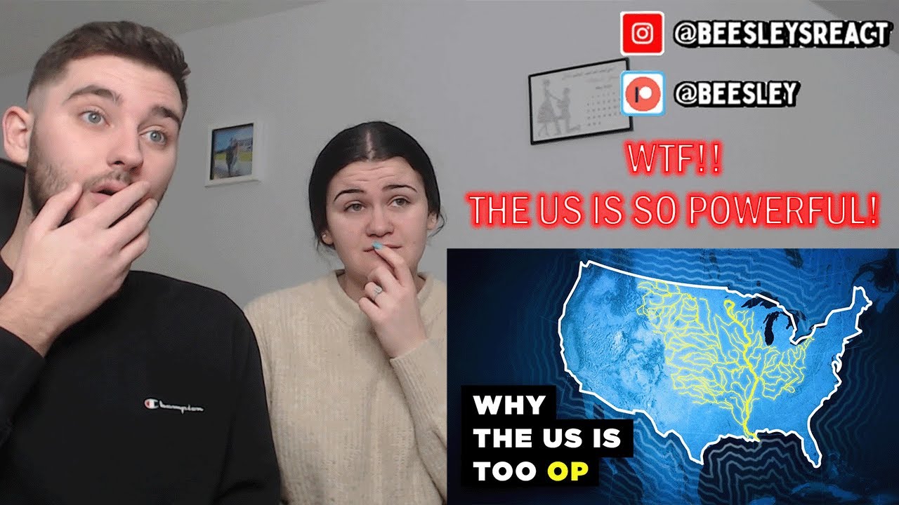 British Couple Reacts to How Geography Made The US Ridiculously OP