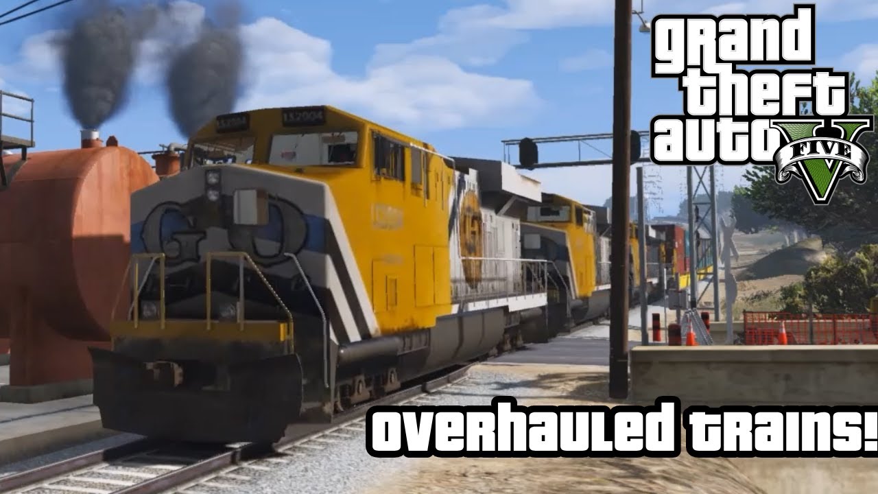 Overhauled Trains Railfanning #20 - GTA V