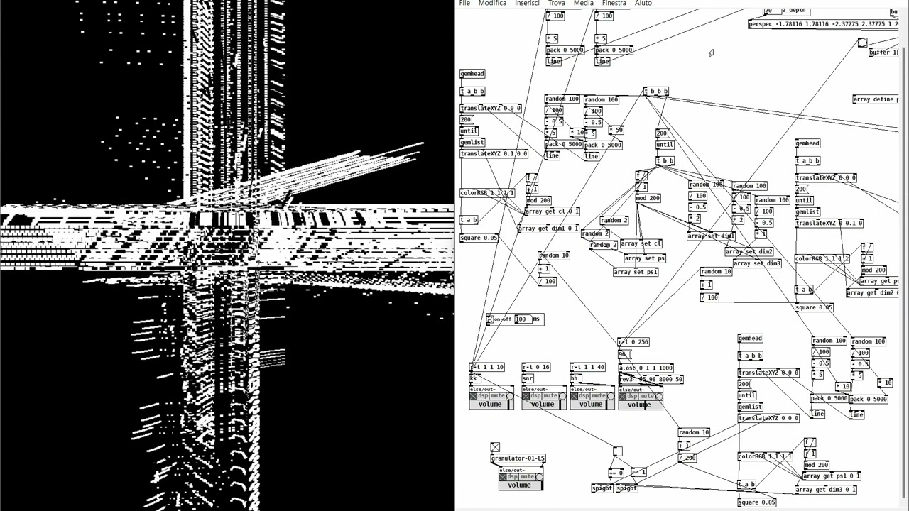 audio reactive visuals with pure data