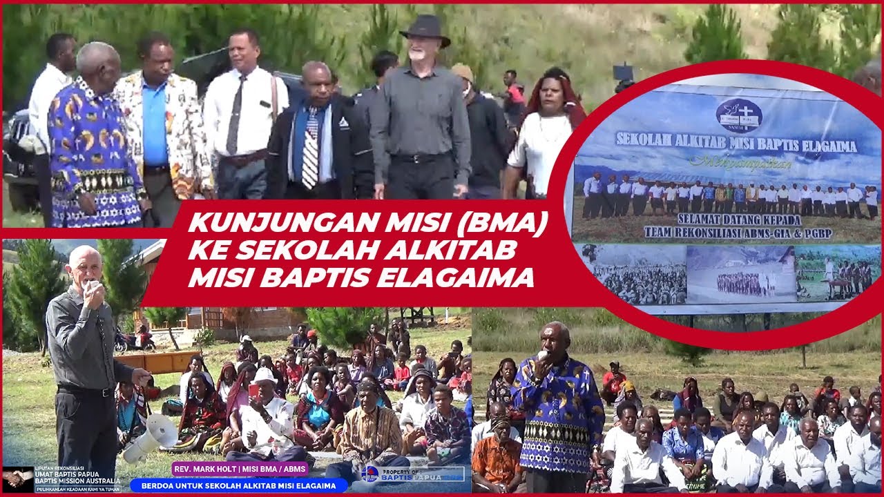 REV. MARK HOLT (BMA/ABMS) BERKUNJUNG  KE SEKOLAH ALKITAB MISI BAPTIS ELAGAIMA | 2022