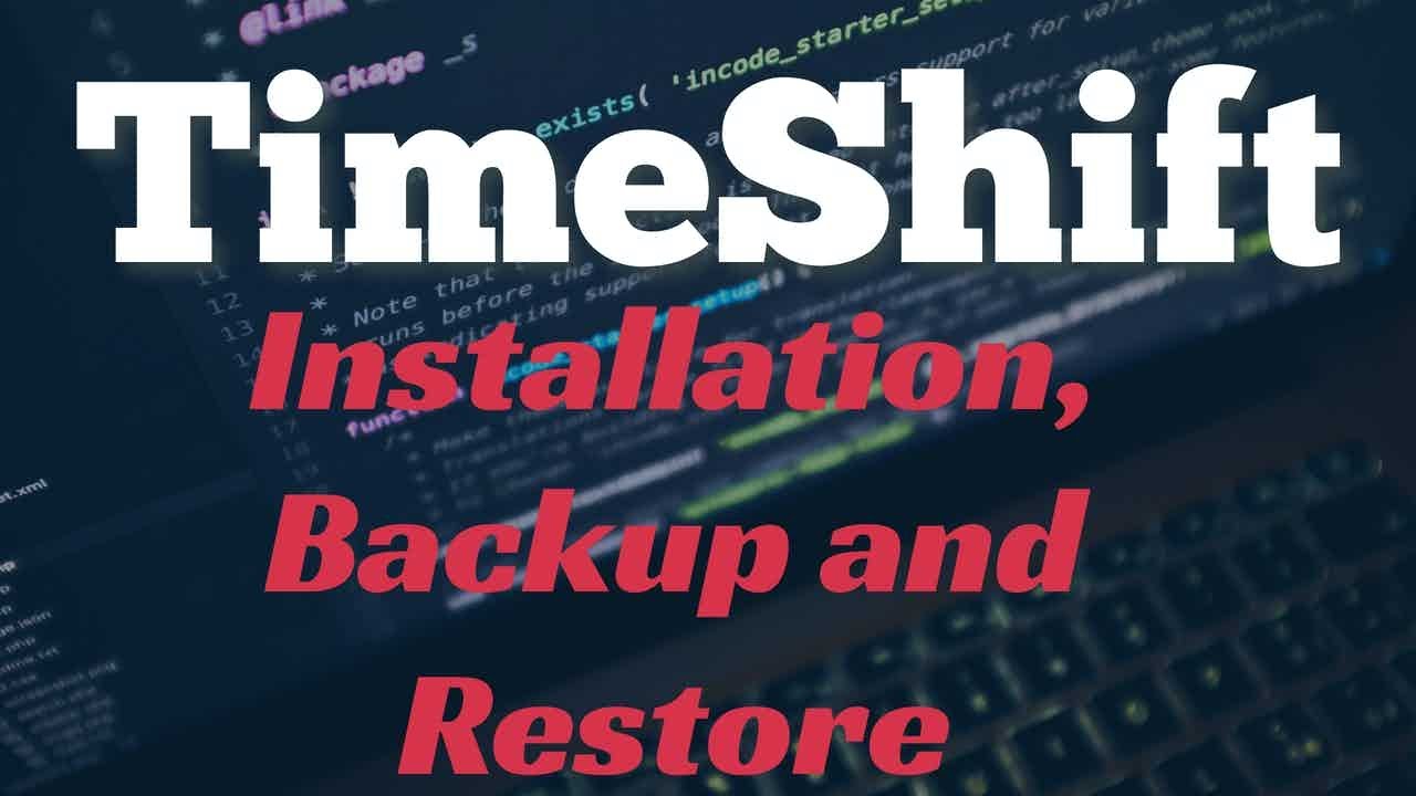 TimeShift Backup and Restore Software For Linux.