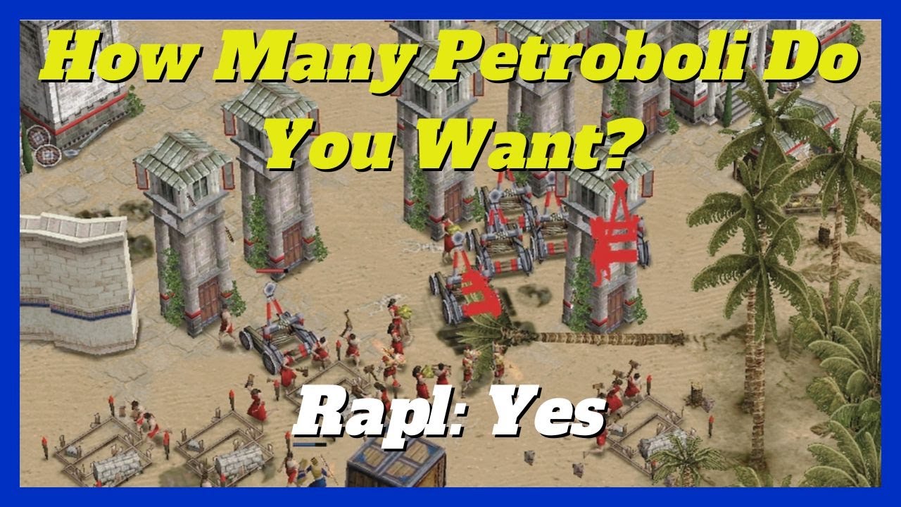 The More Petroboli, The Better | Rapl (Zeus) vs Kimo (Set) #aom #ageofempires