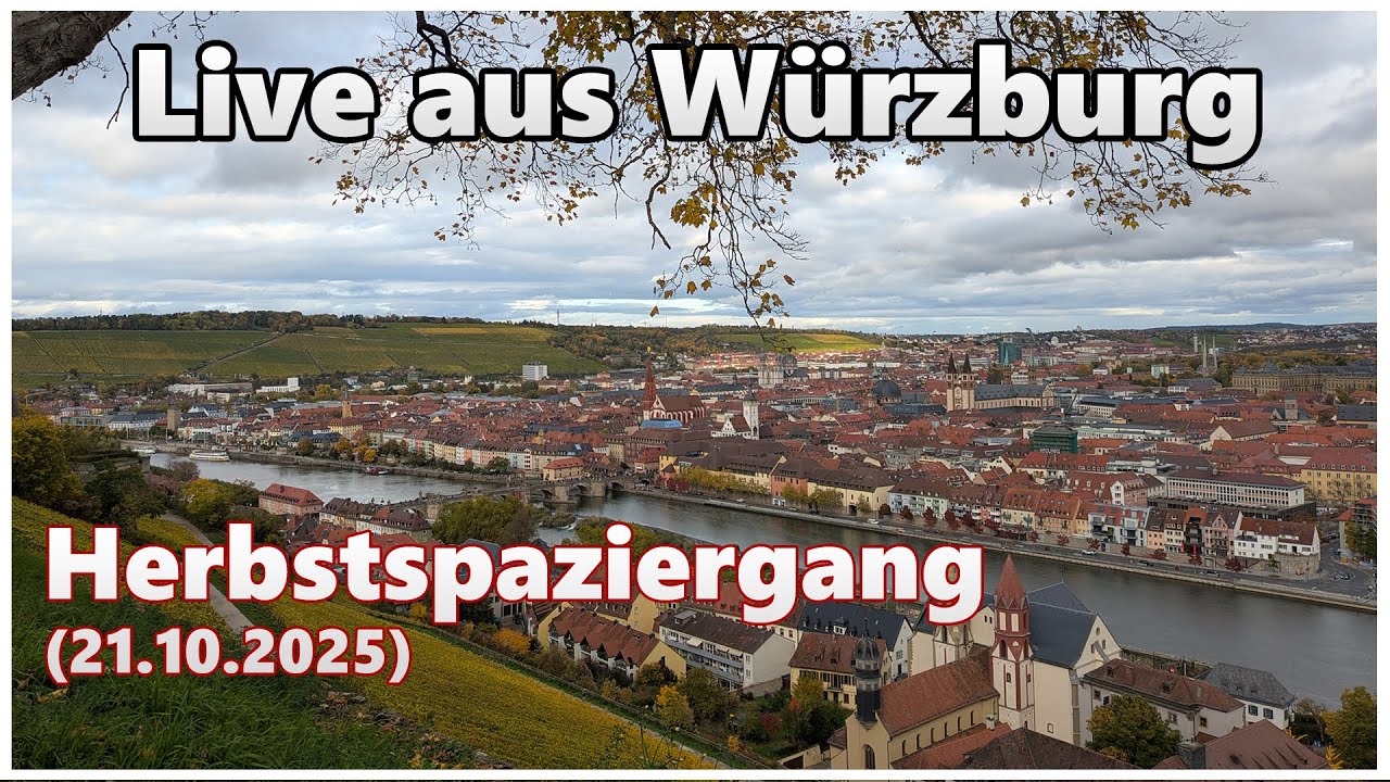 Herbstspaziergang am Dienstag | Live aus WÜRZBURG (21.10.2025)