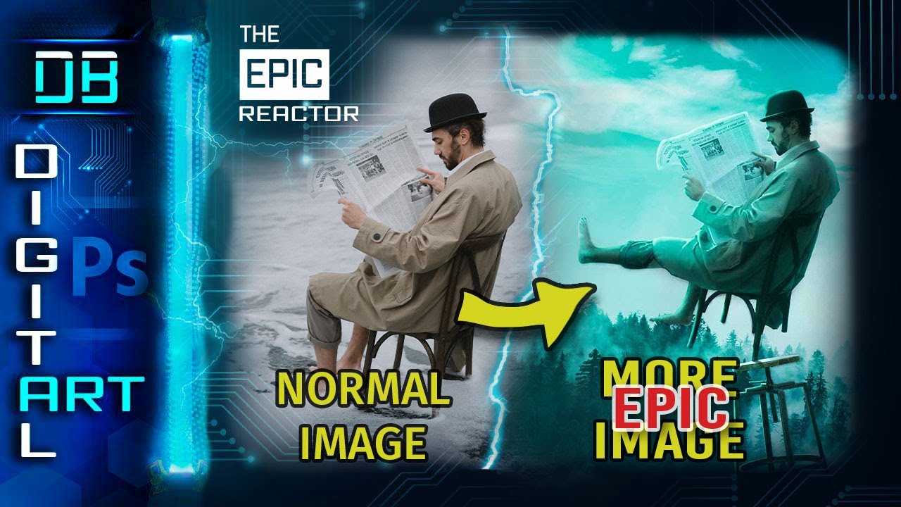 Speed Art: Turning Normal Images Into Something More...EPIC!! - The Epic Reactor