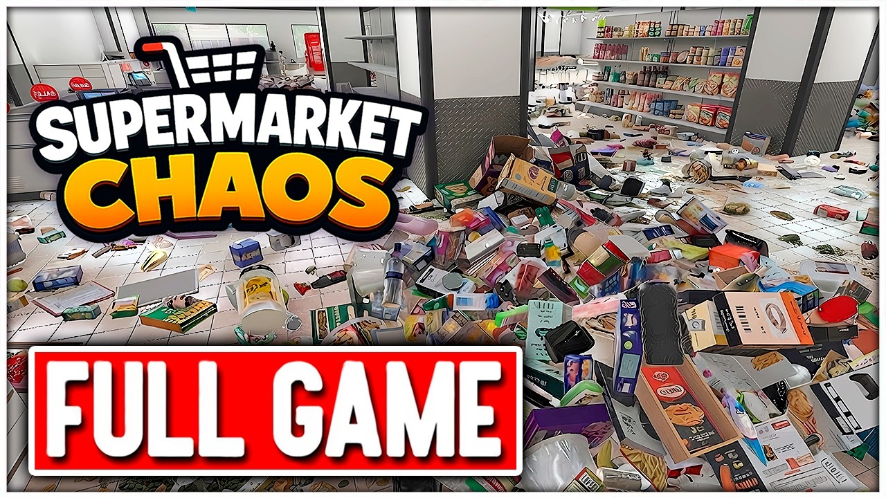 SUPERMARKET CHAOS Gameplay Walkthrough FULL GAME No Commentary + Ending