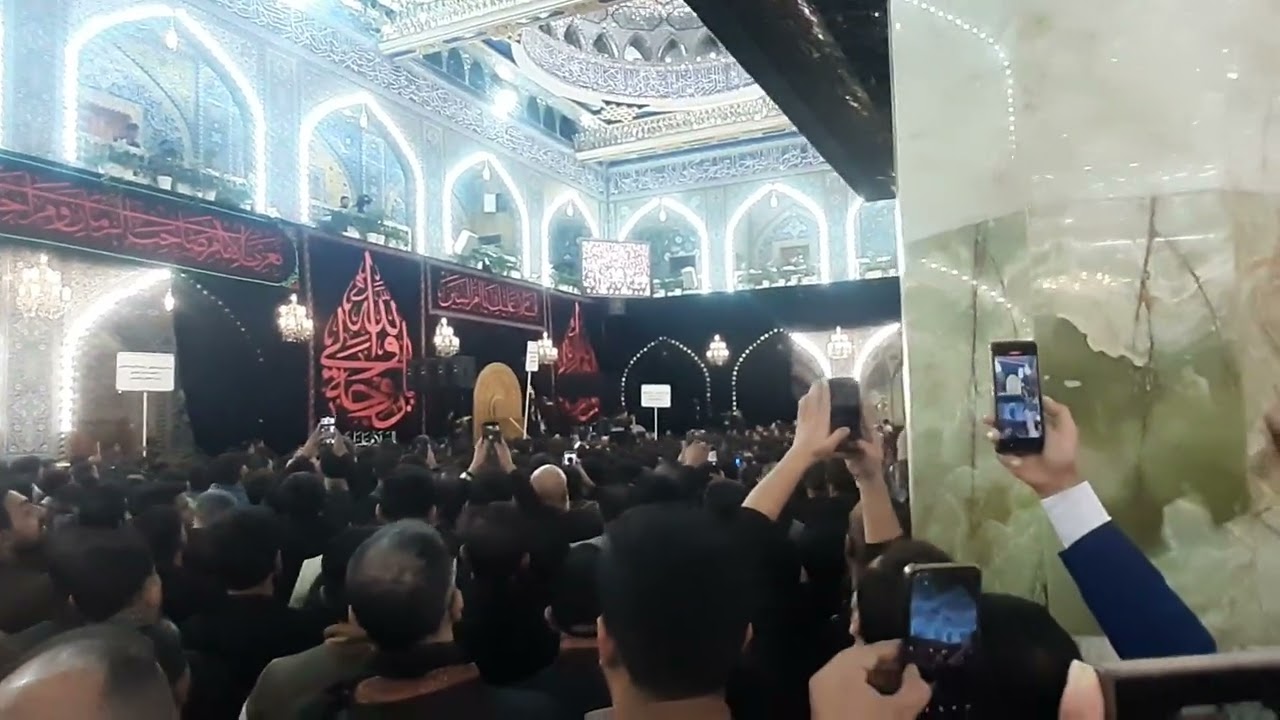 في ليلة وفاة السيدة أم البنين عليها ألف رحمة والسلام في حرم إبنها أبي الفضل العباس عليه السلام