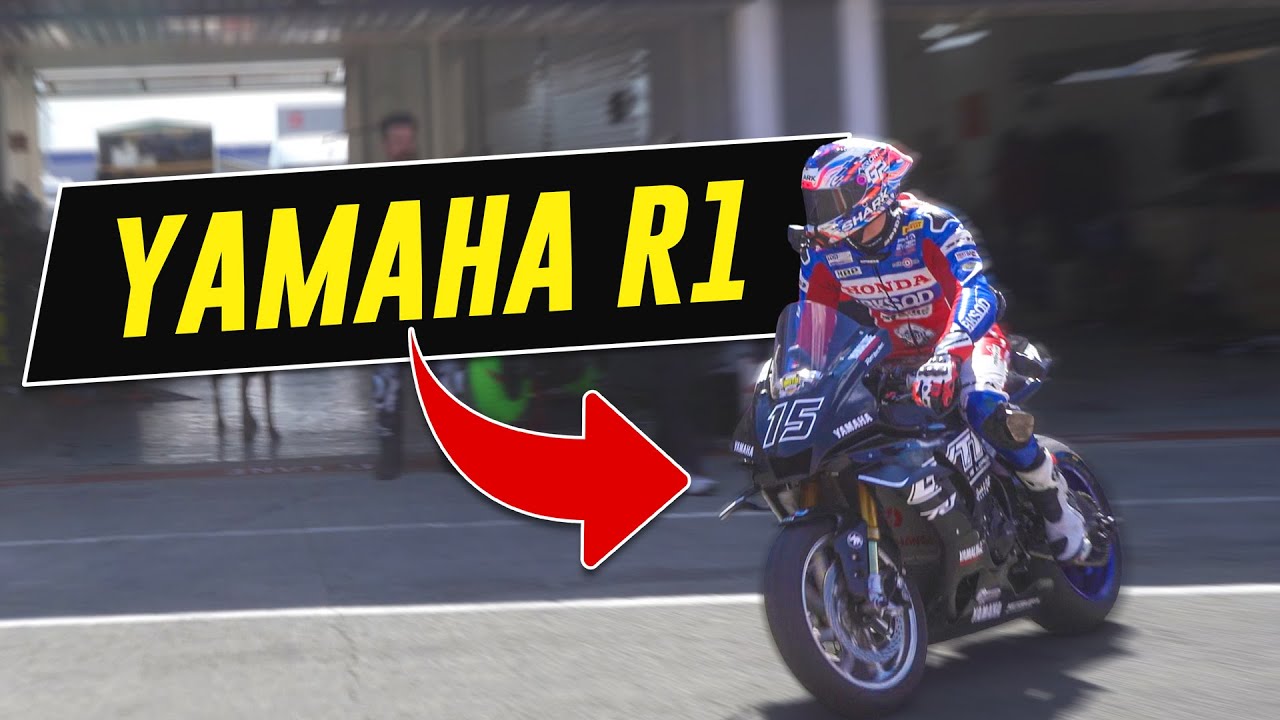 I rode my friends YAMAHA R1 in VALENCIA!