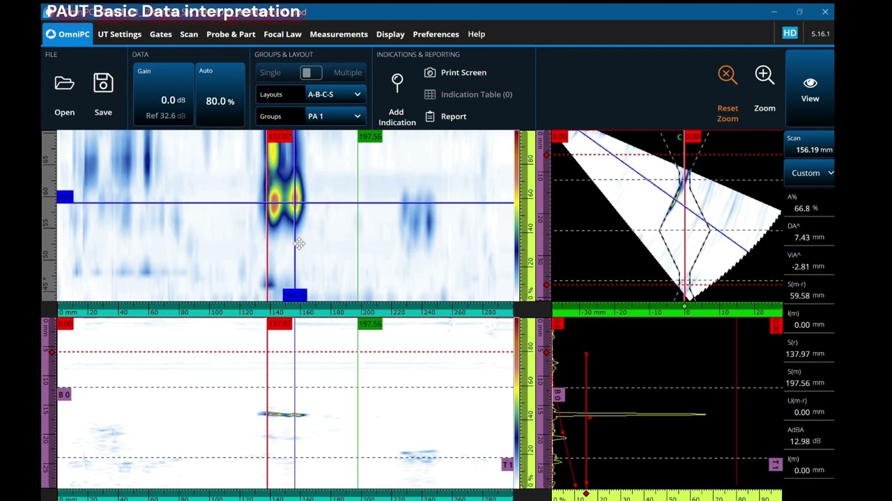 PAUT  Boiler Tube Data Interpretation Basic by Vishnu Sen
