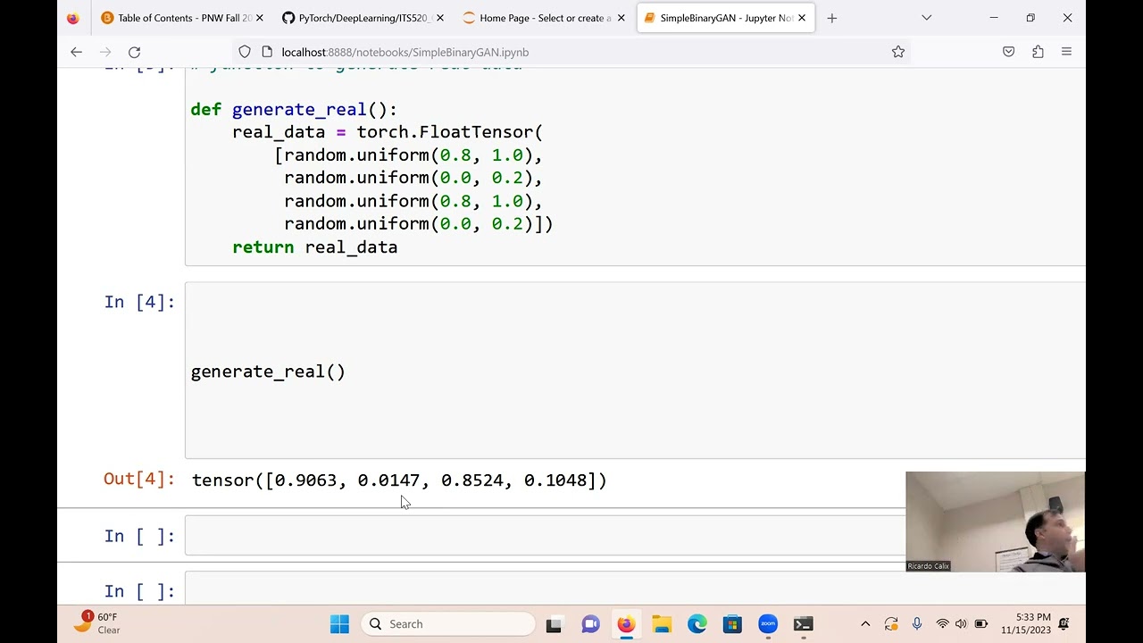 GANs Generator and Discriminator losses and training