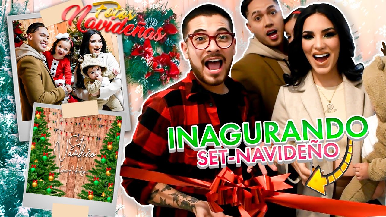 FOTOS NAVIDEÑAS con la FAMILIA JUKILOP ✨ | Kevin Achutegui