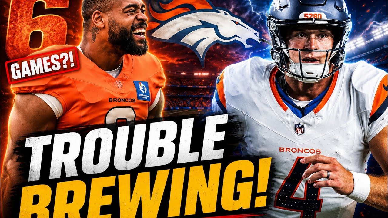 BRONCOS PANIC MODE! 6-Game Suspension Bombshell + QB2 Battle Takes SHOCKING Turn