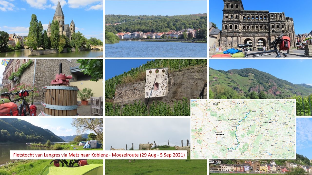 Langres via Metz naar Koblenz - Moezelroute