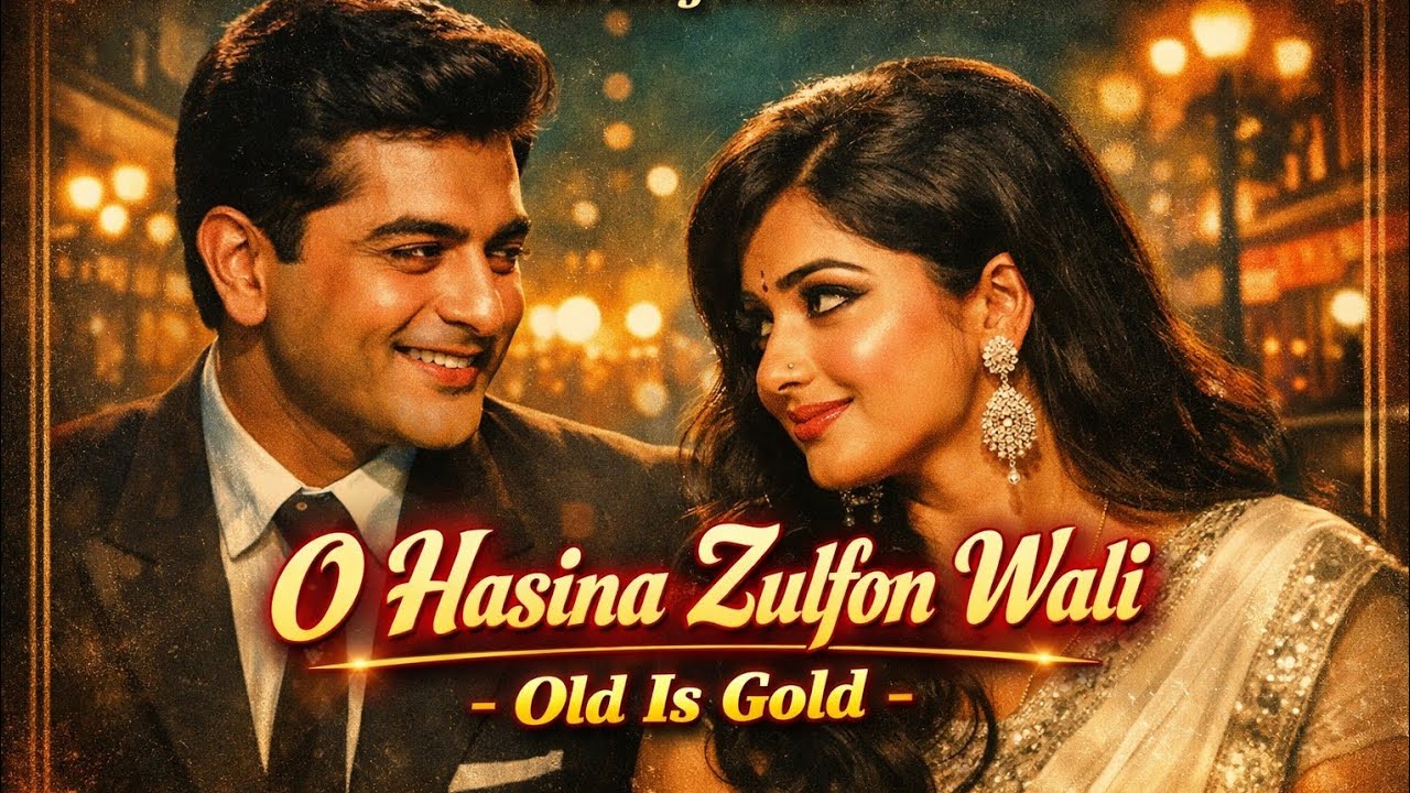 O Hasina Zulfon Wali | Classic Bollywood Retro Romantic Song | Old Is Gold Vibe