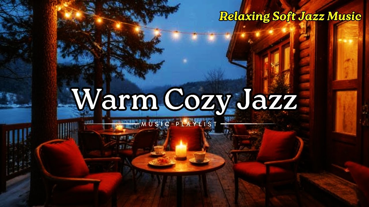Warm Cozy Jazz for Winter Nights ❄️ Relaxing Background Music