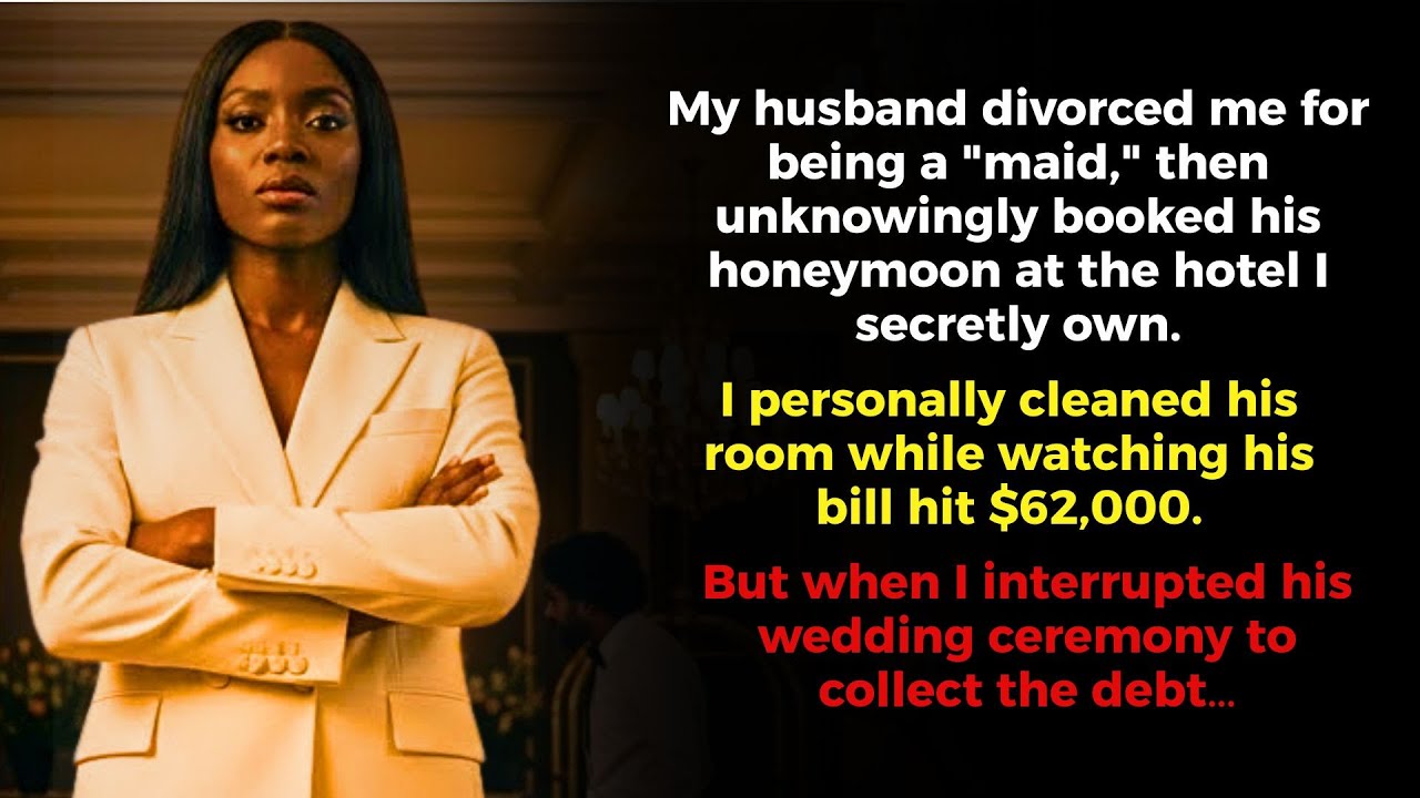 He divorced me because I was 'just a maid'. Then he booked a suite in my Hotel…