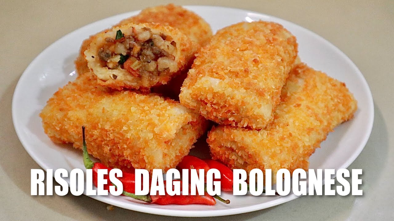 Dagingnya Juicy banget! Resep Risoles Daging Bolognese