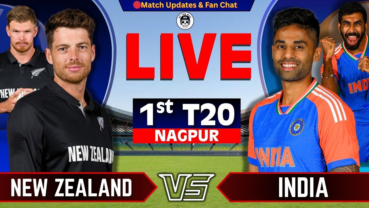 🔴INDIA vs New Zealand, 1st T20 Match | Live Cricket match Today |Score & Commentary |  IND vs NZ