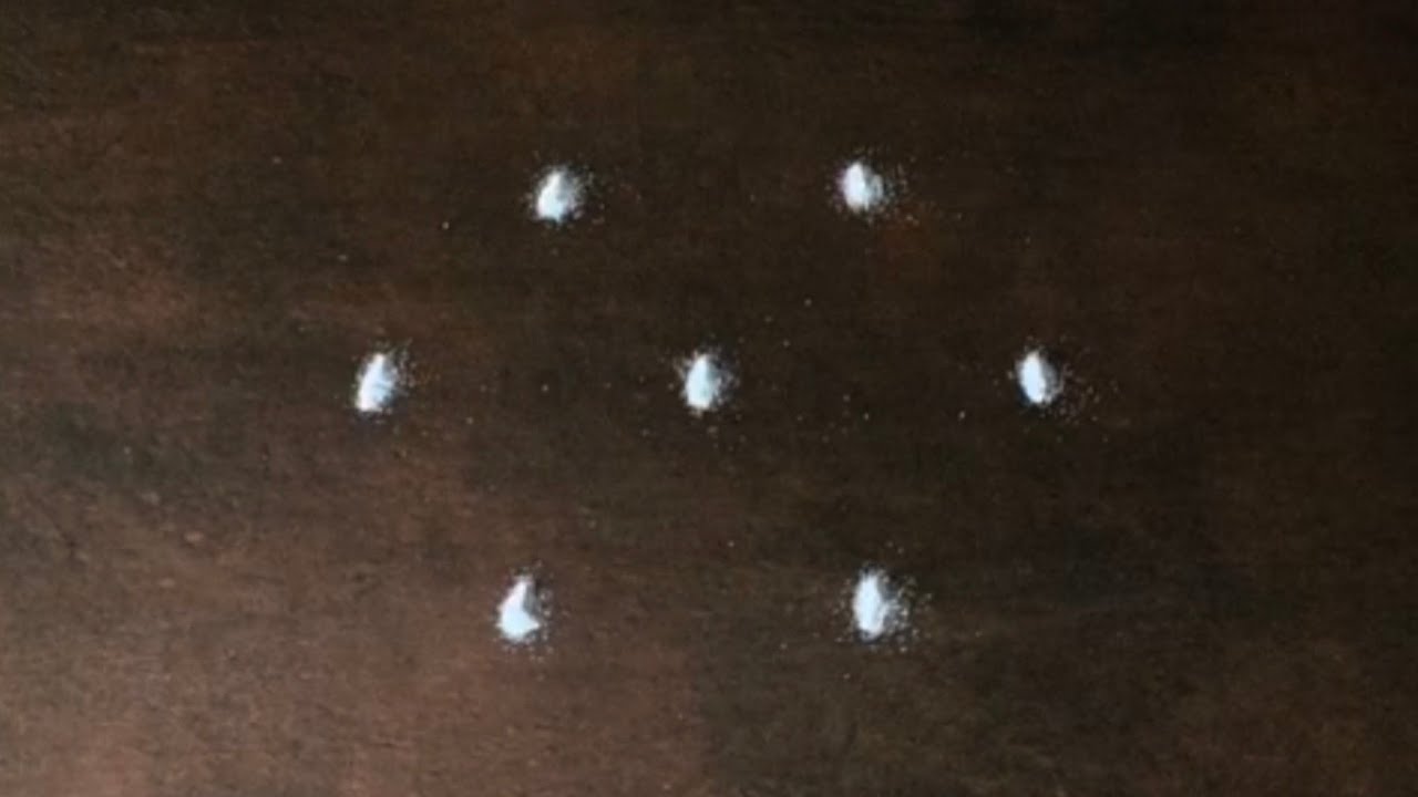 Three Simple Rangoli Designs/3*2 Dots Kolam Easy/Daily Small Rangoli Designs 