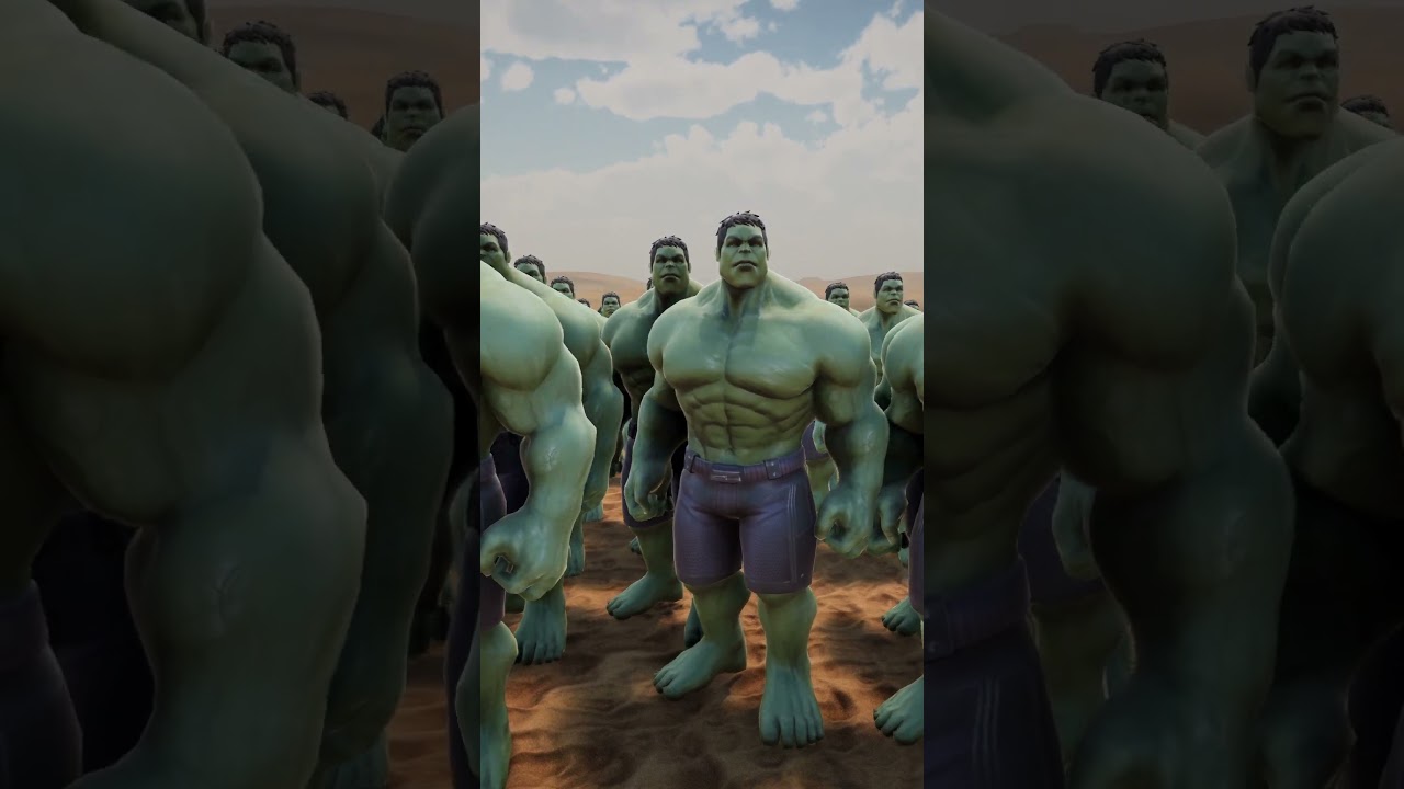 1 Goku vs 10,000 Hulk | Ultimate Epic Battle Simulator 2 | UEBS2