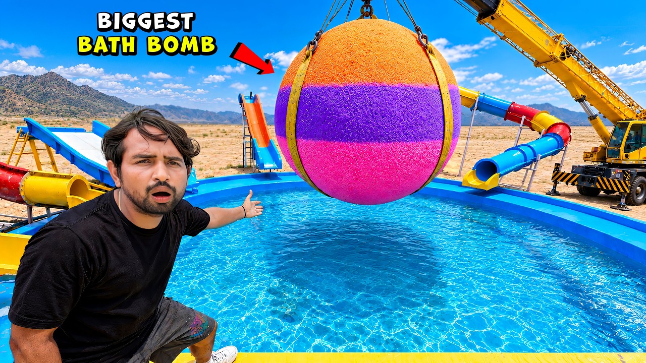 Worlds Biggest Bath Bomb&hellip;In Swimming Pool 😱