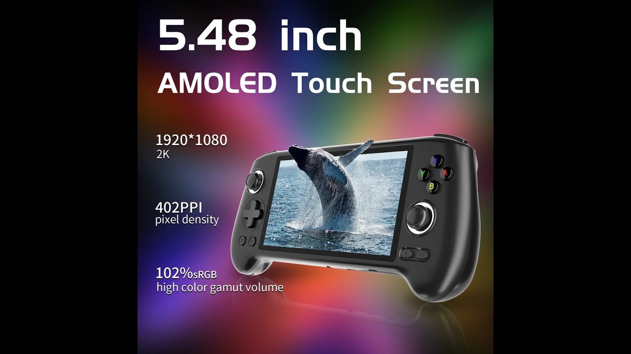 Spielekonsole Anbernic RG556 spielt PS2 Games perfekt gestochen scharf dank AMOLED, bin begeistert!