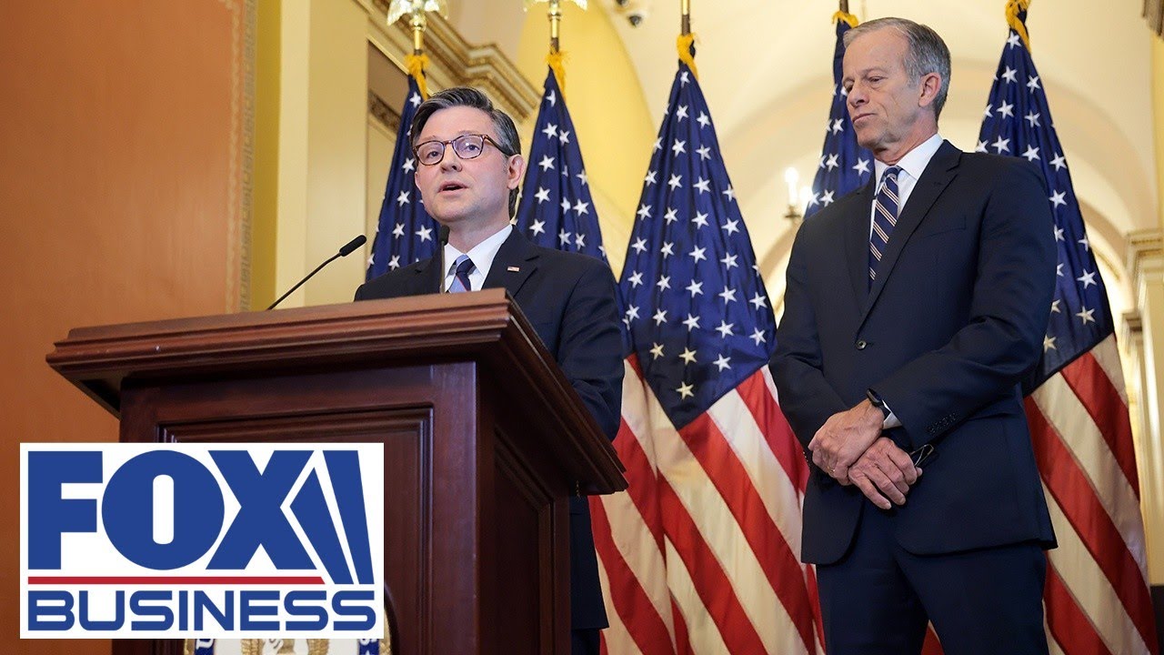 Speaker Johnson, Sen. Thune hold presser on day 3 of shutdown