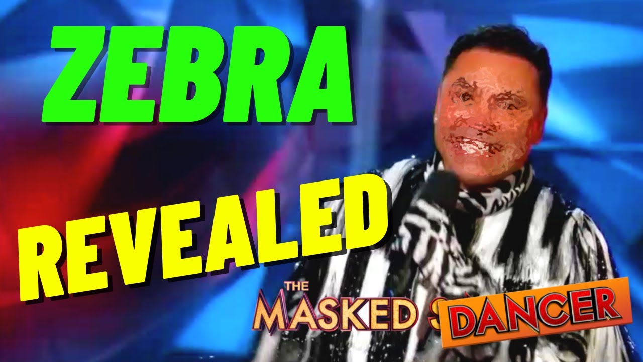 Zebra REVEALED on the Masked Dancer