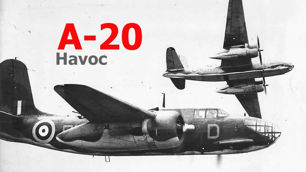 A-20 Havoc &mdash; второй по массовости выпускаемый самолёт в США в 1940-х годах, уступающий только B-2...