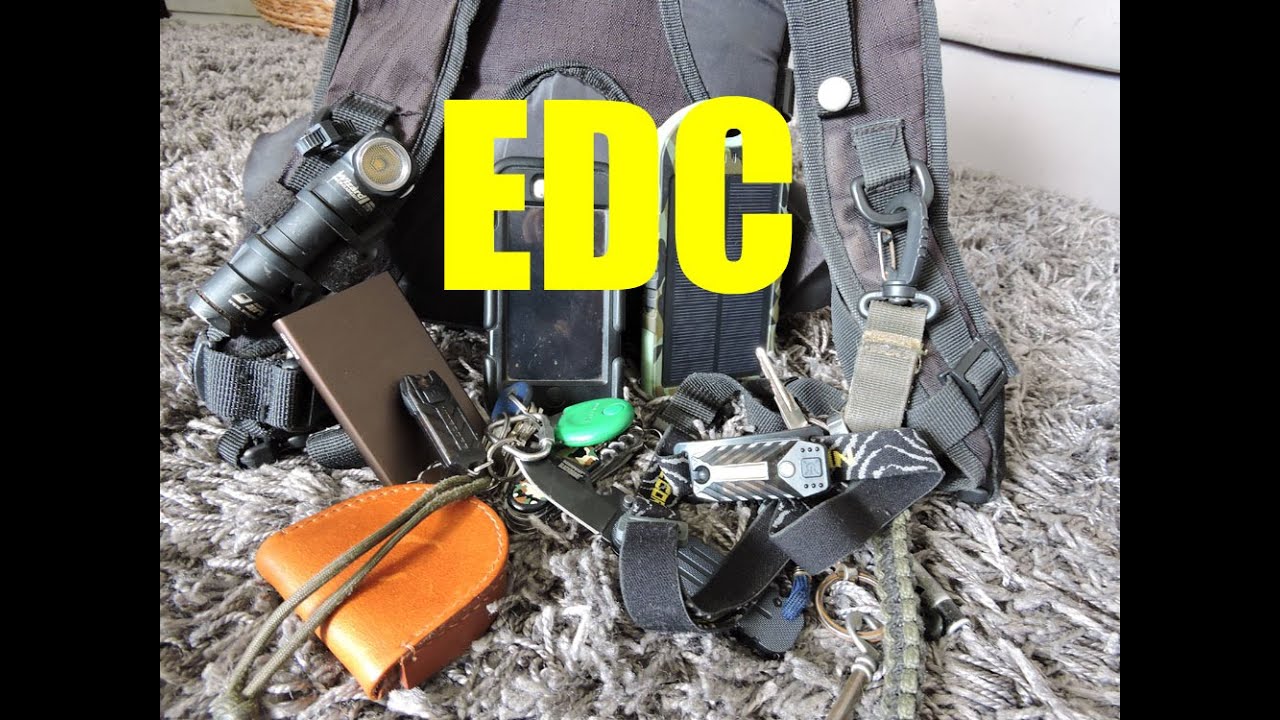 EDC : les éléments dont je me sers le plus au quotidien.