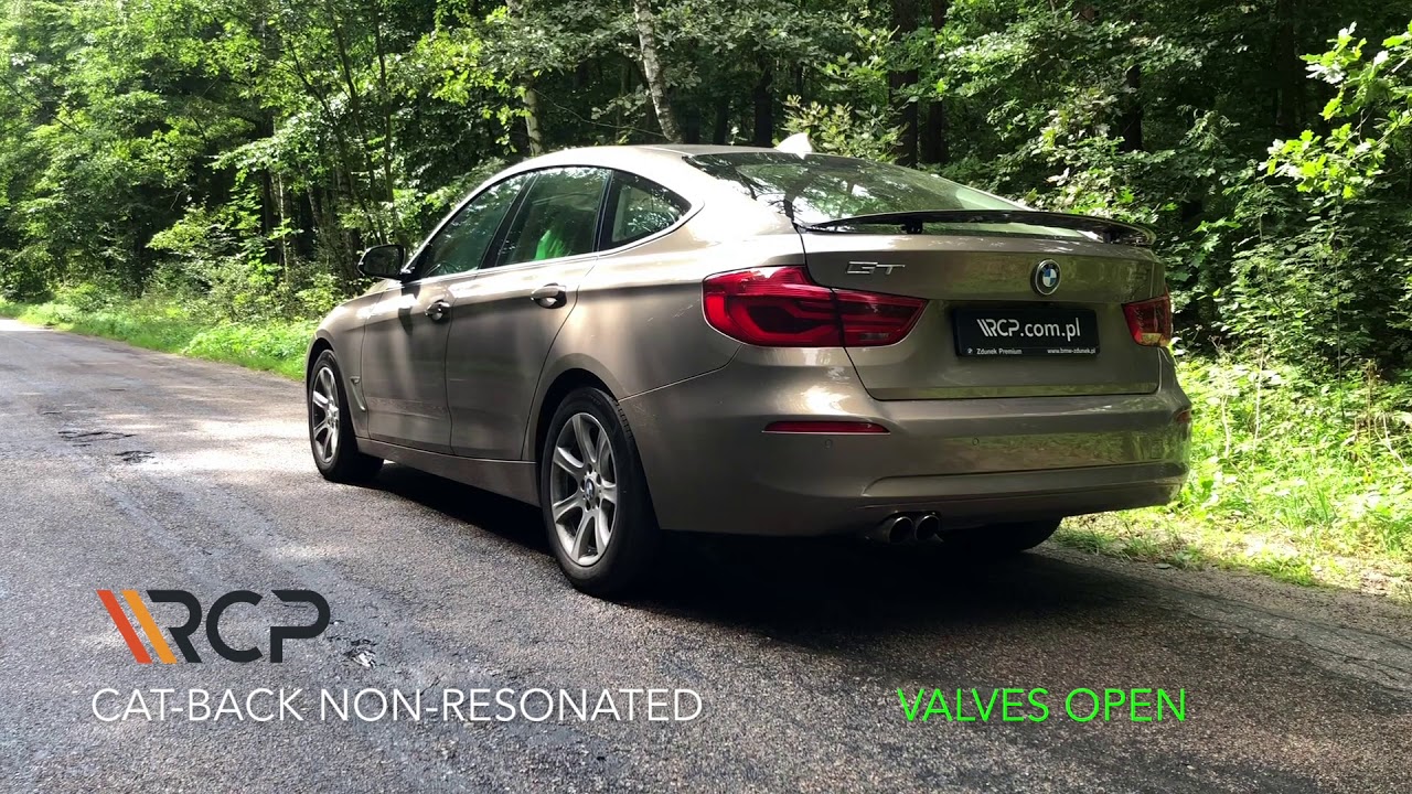 BMW 320i GT | RCP Exhausts | Cat-Back Exhaust + Valves